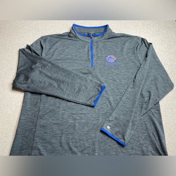 Colosseum Other - Boise State Broncos Colosseum Gray Quarter-Zip Jacket Size XXL